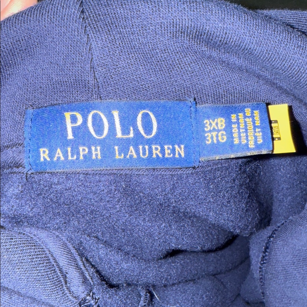 Ralph Lauren Navy Sweater with Polo Bear - Picture 3 of 3